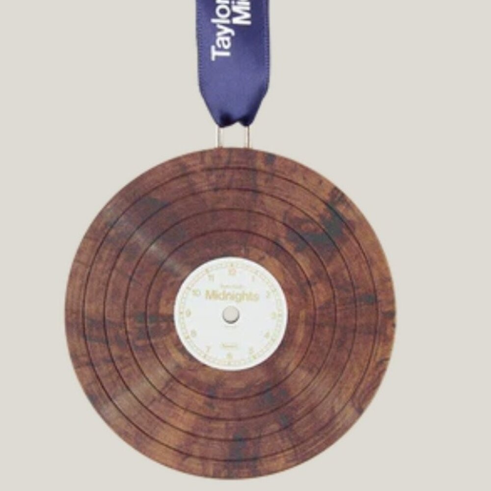 New in box! Taylor Swift Midnights Mahogany Vinyl Ornament